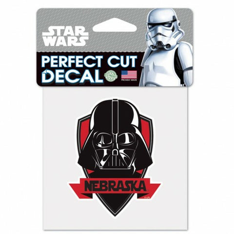 ~Nebraska Cornhuskers Decal 4x4 Perfect Cut Color Star Wars Darth Vader Design~ backorder