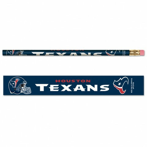 Houston Texans Pencil 6 Pack
