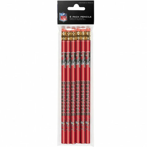 ~Tampa Bay Buccaneers Pencil 6 Pack - Special Order~ backorder
