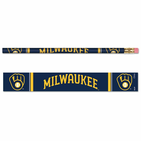 ~Milwaukee Brewers Pencil 6 Pack - Special Order~ backorder