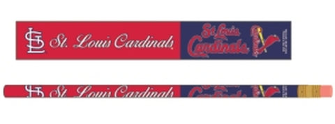 St. Louis Cardinals Pencil 6 Pack