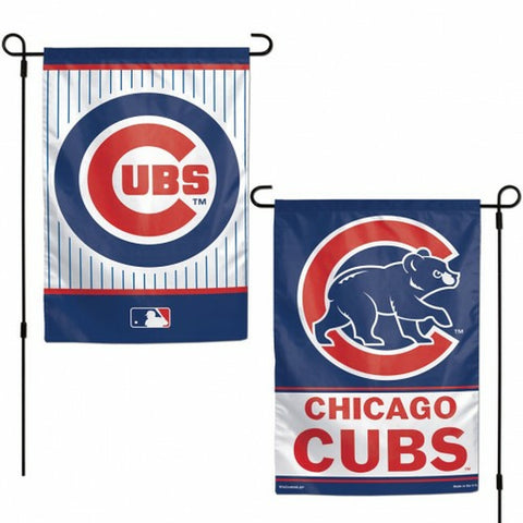 ~Chicago Cubs Flag 12x18 Garden Style 2 Sided~ backorder
