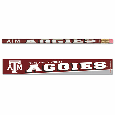 ~Texas A&M Aggies Pencil 6 Pack - Special Order~ backorder