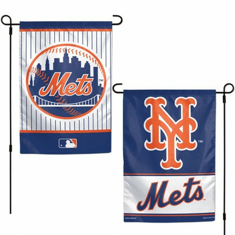 ~New York Mets Flag 12x18 Garden Style 2 Sided~ backorder