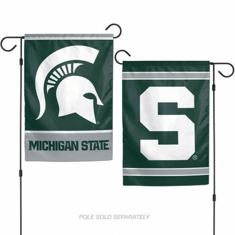 ~Michigan State Spartans Flag 12x18 Garden Style 2 Sided~ backorder