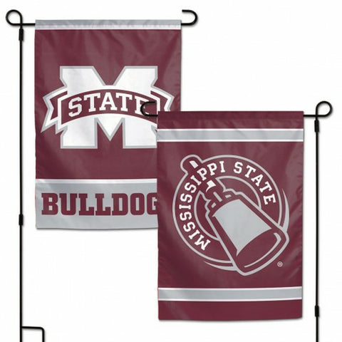 Mississippi State Bulldogs Flag 12x18 Garden Style 2 Sided