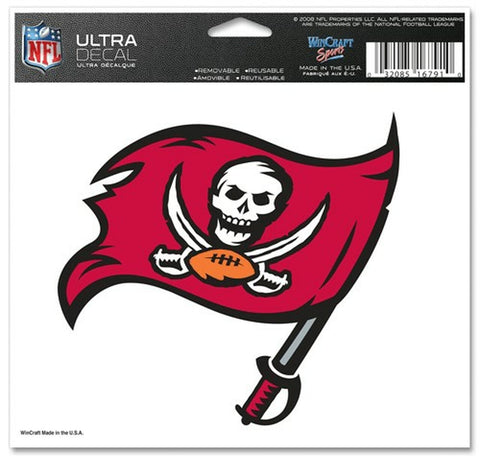 Tampa Bay Buccaneers Decal 5x6 Ultra Color