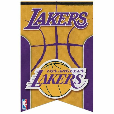 ~Los Angeles Lakers Banner 17x26 Pennant Style Premium Felt~ backorder
