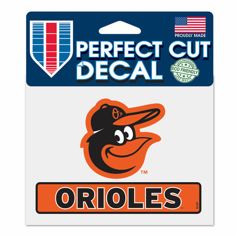 ~Baltimore Orioles Decal 4.5x5.75 Perfect Cut Color - Special Order~ backorder