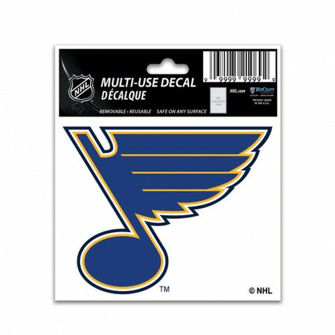 St. Louis Blues Decal 3x4 Multi Use Color - Special Order