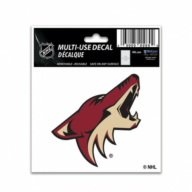 Arizona Coyotes Decal 3x4 Multi Use Color