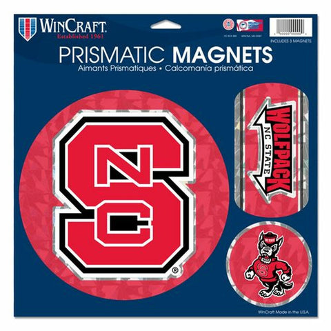~North Carolina State Wolfpack Magnets 11x11 Prismatic Sheet~ backorder