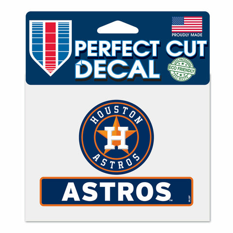 ~Houston Astros Decal 4.5x5.75 Perfect Cut Color - Special Order~ backorder
