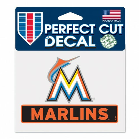 ~Miami Marlins Decal 4.5x5.75 Perfect Cut Color - Special Order~ backorder
