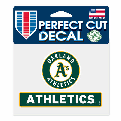 ~Oakland Athletics Decal 4.5x5.75 Perfect Cut Color - Special Order~ backorder