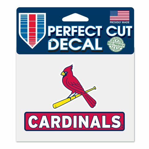 St. Louis Cardinals Decal 4.5x5.75 Perfect Cut Color - Special Order