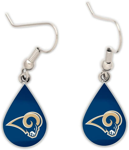 ~Los Angeles Rams Earrings Tear Drop Style - Special Order~ backorder