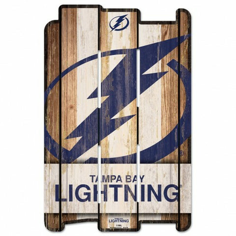 ~Tampa Bay Lightning Sign 11x17 Wood Fence Style - Special Order~ backorder