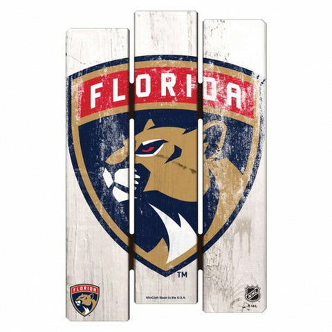 ~Florida Panthers Sign 11x17 Wood Fence Style - Special Order~ backorder