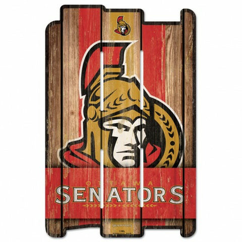 ~Ottawa Senators Sign 11x17 Wood Fence Style - Special Order~ backorder