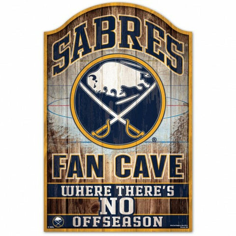~Buffalo Sabres Sign 11x17 Wood Fan Cave Design - Special Order~ backorder