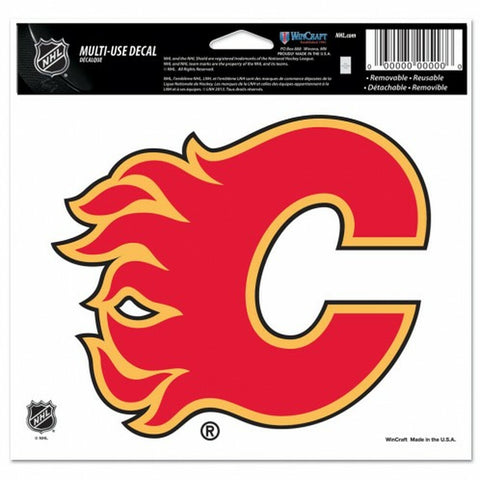~Calgary Flames Decal 5x6 Multi Use Color - Special Order~ backorder