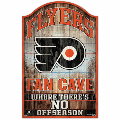 ~Philadelphia Flyers Sign 11x17 Wood Fan Cave Design - Special Order~ backorder