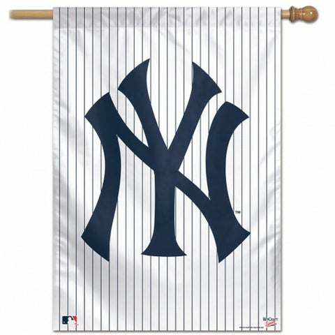 ~New York Yankees Banner 28x40 Vertical Pinstripes~ backorder