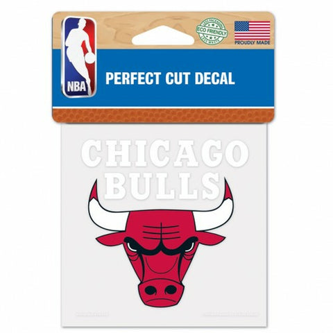~Chicago Bulls Decal 4x4 Perfect Cut Color~ backorder