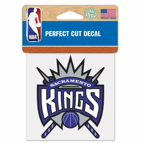 Sacramento Kings Decal 4x4 Perfect Cut Color - Special Order