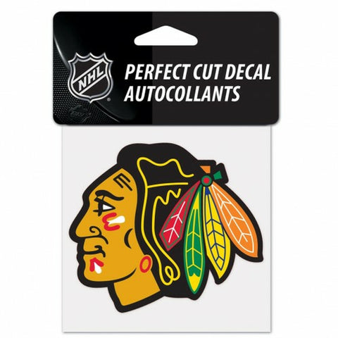 Chicago Blackhawks Decal 4x4 Perfect Cut Color