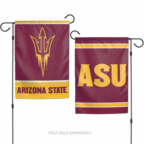 ~Arizona State Sun Devils Flag 12x18 Garden Style 2 Sided~ backorder