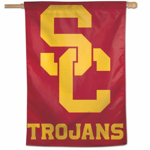 ~USC Trojans Banner 28x40 Vertical Logo Design - Special Order~ backorder