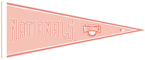 Washington Nationals Pennant 12x30 Pink CO
