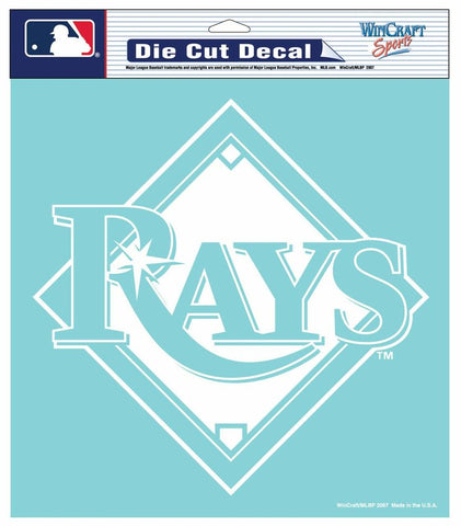 ~Tampa Bay Rays Decal 8x8 Die Cut White - Special Order~ backorder
