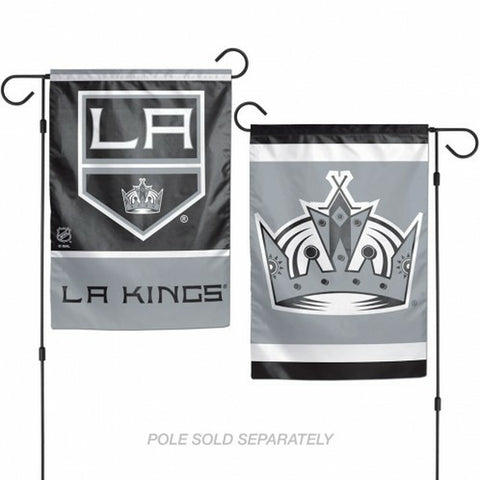 Los Angeles Kings Flag 12x18 Garden Style 2 Sided - Special Order