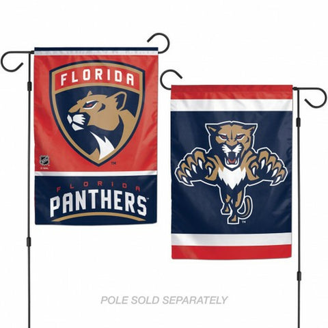 ~Florida Panthers Flag 12x18 Garden Style 2 Sided - Special Order~ backorder