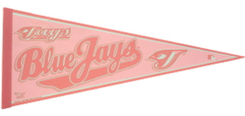 Toronto Blue Jays Pennant 12x30 Pink Classic Style CO