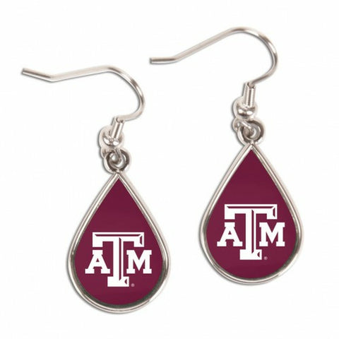 ~Texas A&M Aggies Earrings Tear Drop Style - Special Order~ backorder