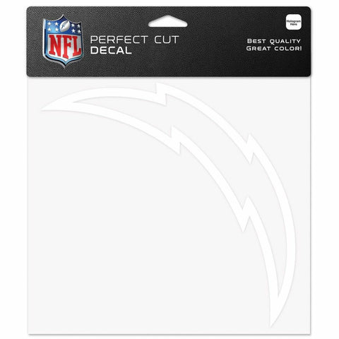 ~Los Angeles Chargers Decal 8x8 Perfect Cut White~ backorder