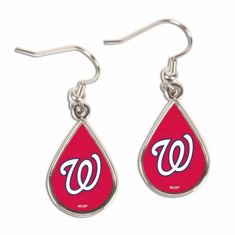 ~Washington Nationals Earrings Tear Drop Style - Special Order~ backorder