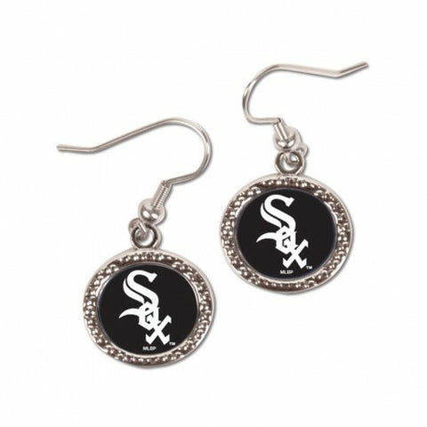 ~Chicago White Sox Earrings Round Design - Special Order~ backorder