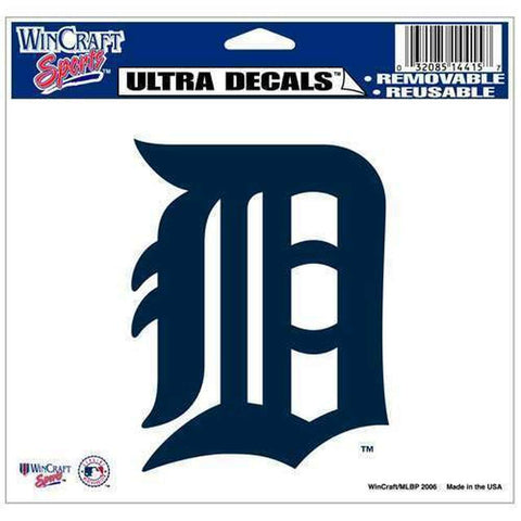 Detroit Tigers Decal 5x6 Multi Use Color