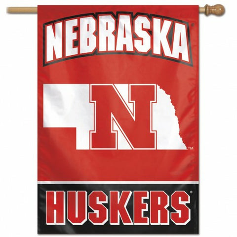 ~Nebraska Cornhuskers Banner 28x40 Vertical Alternate Design - Special Order~ backorder