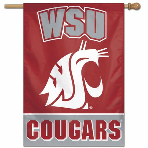 ~Washington State Cougars Banner 28x40 Vertical - Special Order~ backorder