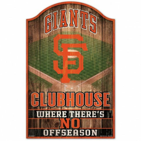 ~San Francisco Giants Sign 11x17 Wood Fan Cave Design - Special Order~ backorder