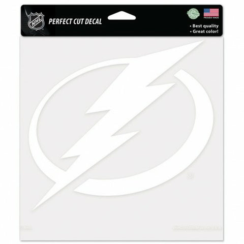 ~Tampa Bay Lightning Decal 8x8 Perfect Cut White~ backorder