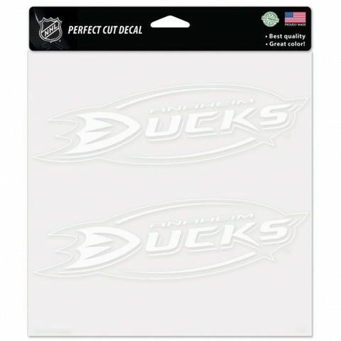 ~Anaheim Ducks Decal 8x8 Die Cut White - Special Order~ backorder