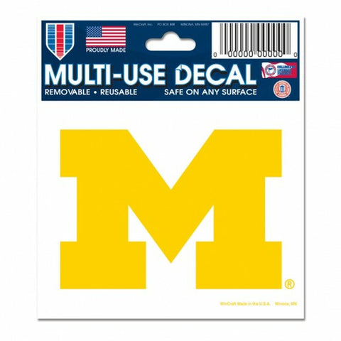 ~Michigan Wolverines Decal 3x4 Multi Use - Special Order~ backorder