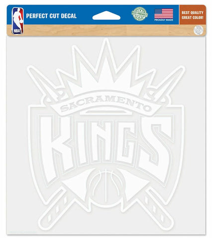 ~Sacramento Kings Decal 8x8 Die Cut White - Special Order~ backorder